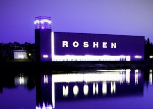 Витрина производства кондитерской фабрики Roshen